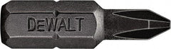 DeWALT - #1 Frearson Bit - 1/4" Hex Drive, 1" OAL - USA Tool & Supply