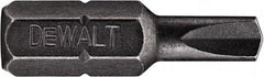 DeWALT - 3/16 Clutch Type G Screwdriver Bit - 1/4" Hex Drive, 1" OAL - USA Tool & Supply