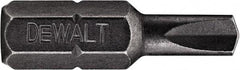 DeWALT - 5/32 Clutch Type G Screwdriver Bit - 1/4" Hex Drive, 1" OAL - USA Tool & Supply