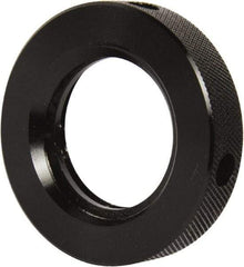 Gibraltar - 1-1/2 - 5 Acme Steel Right Hand Hex Jam Nut - 2-1/4" Across Flats, 1/2" High, Black Oxide Finish, 2G Class of Fit - USA Tool & Supply