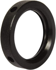 Gibraltar - 2-5 Acme Steel Right Hand Hex Jam Nut - 2-1/2" Across Flats, 1/2" High, Black Oxide Finish, 2G Class of Fit - USA Tool & Supply