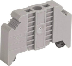 Schneider Electric - 50.5mm Long, Terminal Block End Stop - Use with NYST Terminal Blocks - USA Tool & Supply