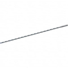 Walter-Titex - 1/4" 130° 2-Flute Solid Carbide Extra Length Drill Bit - USA Tool & Supply