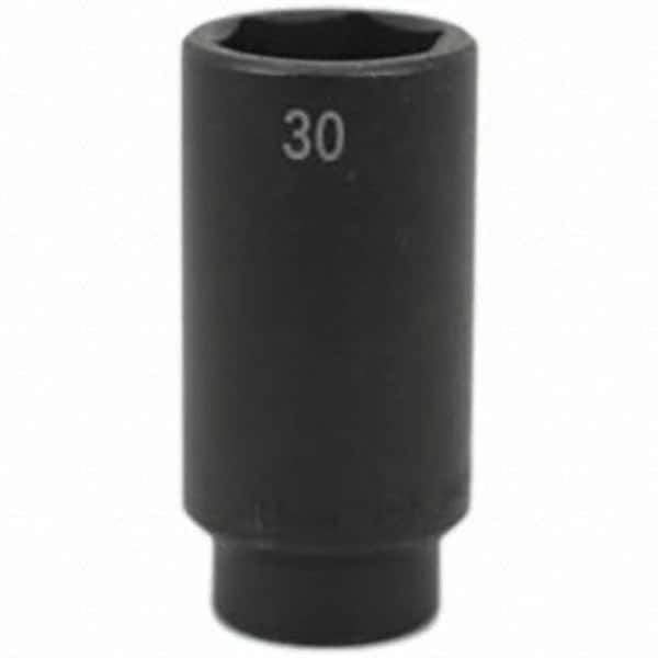 SK - Impact Socket - 1/2"DR 30MM DEEP IMPACT SOCKET - USA Tool & Supply