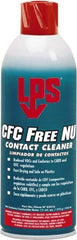 LPS - 11 Ounce Aerosol Contact Cleaner - 0°F Flash Point, Flammable, Food Grade, Plastic Safe - USA Tool & Supply