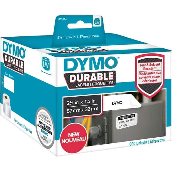 Dymo - Labels, Ribbons & Tapes Type: Multi-Purpose Label Color: White - USA Tool & Supply