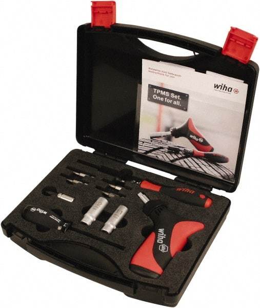 Wiha - 12 Piece Torque Tire Pressure Mounting Kit - Comes in Molded Case - USA Tool & Supply