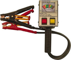 Associated Equipment - 12/24 Volt Battery Load Tester - 0 to 1,000 CCA Range, 2' Cable - USA Tool & Supply