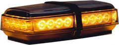 Buyers Products - Variable Flash Rate, Magnetic or Permanent Mount Emergency LED Lightbar Assembly - Powered by DC, Amber - USA Tool & Supply