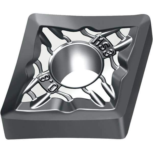 Walter - CNMG MS3 Grade WSM20S Turning Insert - TiAlN+Al2O3+(Al) Finish, 80° Rhombic, 12.7mm Inscr Circle, 4.76mm Thick, 0.4mm Corner Radius - USA Tool & Supply