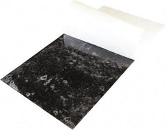 Value Collection - 24" Long, 12" Wide, 1" Thick, Buna-N Rubber Foam Sheet - 35 to 45 Durometer, Black, -40 to 225°F, 1,500 psi Tensile Strength, Adhesive Backing - USA Tool & Supply