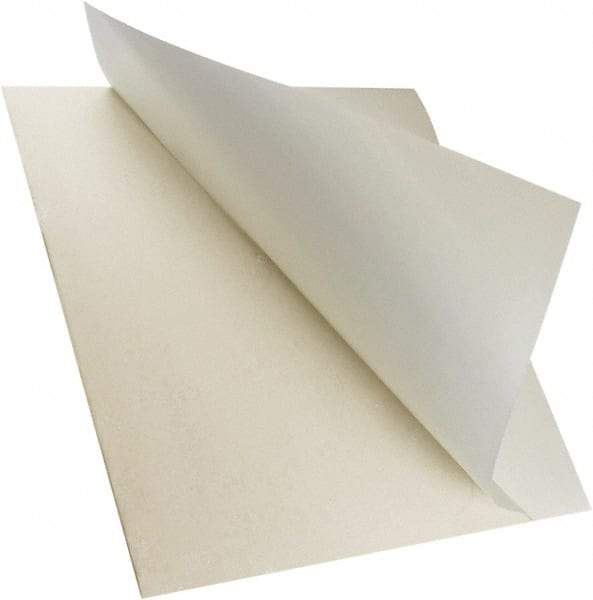 Value Collection - 12" Long, 12" Wide, Buna-N Rubber Foam Sheet - 50 to 60 Durometer, White, -30 to 220°F, 1,000 psi Tensile Strength, Adhesive Backing - USA Tool & Supply