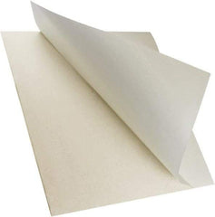 Value Collection - 12" Long, 12" Wide, Buna-N Rubber Foam Sheet - 50 to 60 Durometer, White, -30 to 220°F, 1,000 psi Tensile Strength, Adhesive Backing - USA Tool & Supply