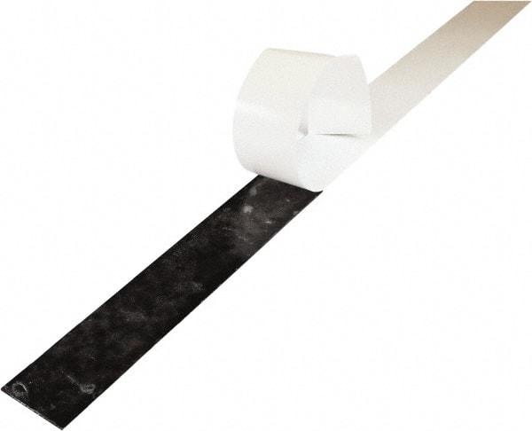 Value Collection - 3/32" Thick x 2" Wide x 36" Long, Adhesive Backed Hypalon Rubber Strip - Stock Length, 60 Shore A Durometer, 1,500 psi Tensile Strength, -20 to 220°F, Black - USA Tool & Supply