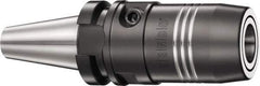 Schunk - CAT50 Taper Shank, 1-1/4" Hole Diam, Hydraulic Tool Holder/Chuck - 58.5mm Nose Diam, 6" Projection, 25,000 RPM, Through Coolant - Exact Industrial Supply