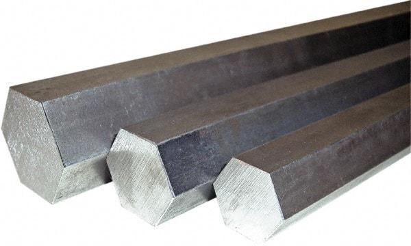 Value Collection - 1-3/4" Width Across Flats x 3' Long, Steel Hexagon Bar - Material Specification ASTM A108 - USA Tool & Supply