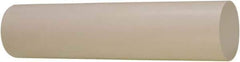 TriStar - 1' Long, 5/8" Diam, Plastic Plastic Rod - + 1/4 - 0.0" Length Tolerance, +0.020/-0.000" Diam Tolerance, 60D Hardness, White - USA Tool & Supply