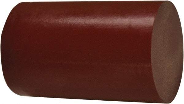 TriStar - 1' Long, 1/2" Diam, Plastic Plastic Rod - + 1/4 - 0.0" Length Tolerance, +0.015/-0.000" Diam Tolerance, 75D Hardness, Maroon - USA Tool & Supply