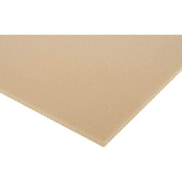 Made in USA - 3/16" Thick x 12" Wide, Epoxyglass Laminate Sheet - Yellow-Green, Rockwell M-110 Hardness, G10 Non FR Grade, ±0.019 Tolerance - USA Tool & Supply