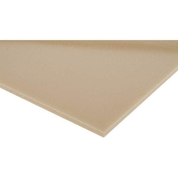 Made in USA - 1/4" Thick x 12" Wide, Epoxyglass Laminate Sheet - Yellow-Green, Rockwell M-110 Hardness, G10 Non FR Grade, ±0.022 Tolerance - USA Tool & Supply