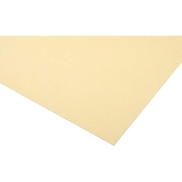 Made in USA - 1/16" Thick x 36" Wide x 48" Long, Epoxyglass Laminate Sheet - Yellow-Green, Rockwell M-110 Hardness, G10 Non FR Grade, ±0.0075 Tolerance - USA Tool & Supply