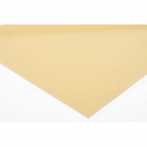 Made in USA - 1/8" Thick x 12" Wide x 24" Long, Epoxyglass Laminate Sheet - Yellow-Green, Rockwell M-110 Hardness, G10 Non FR Grade, ±0.012 Tolerance - USA Tool & Supply