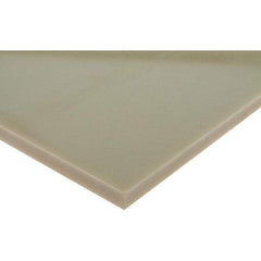 Made in USA - 1/2" Thick x 12" Wide, Epoxyglass Laminate Sheet - Yellow-Green, Rockwell M-110 Hardness, G10 Non FR Grade, ±0.036 Tolerance - USA Tool & Supply