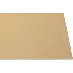 Made in USA - 0.093" Thick x 24" Wide x 48" Long, Epoxyglass Laminate (G10/F4) Sheet - Yellow-Green, Rockwell M-110 Hardness, G10/FR4 Grade, ±0.009 Tolerance - USA Tool & Supply