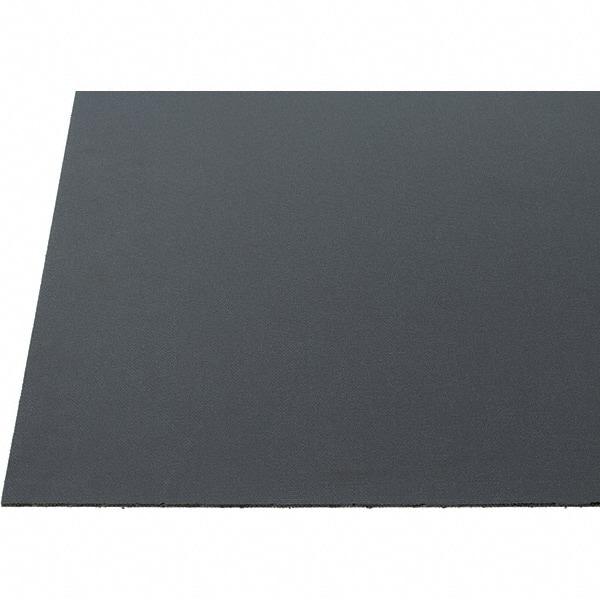 Made in USA - 1/16" Thick x 24" Wide x 24" Long, Graphite Canvas Phenolic Laminate Sheet - Black, Rockwell M-105 Hardness, Graphite Canvas Grade, ±0.0075 Tolerance - USA Tool & Supply