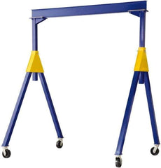 Vestil - 6,000 Lb Load Capacity, Steel Gantry Crane - 10' Span - USA Tool & Supply