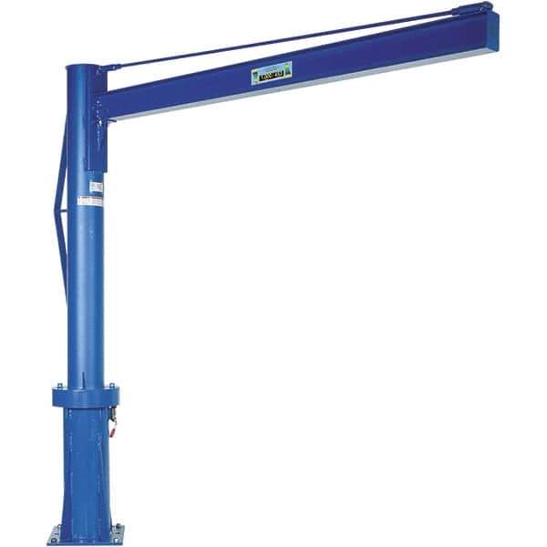 Vestil - 1,000 Lb Load Capacity, Steel Jib Crane - 8' Span - USA Tool & Supply