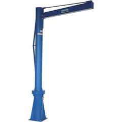 Vestil - 1,000 Lb Load Capacity, Steel Jib Crane - 6' Span - USA Tool & Supply