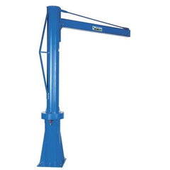 Vestil - 1,000 Lb Load Capacity, Steel Jib Crane - 6' Span - USA Tool & Supply