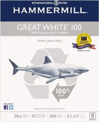 Hammermill - White Copy Paper - Use with All Office Equipment - USA Tool & Supply