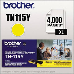 Brother - Yellow Toner Cartridge - Use with Brother DCP-9040CN, 9045CDN, HL-4040CDN, 4040CN, 4070CDW, MFC-9440CN, 9550CDN, 9840CDW - USA Tool & Supply