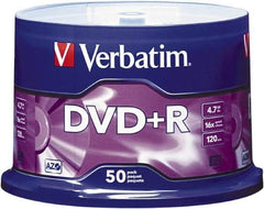 Verbatim - Silver DVD+R Disc - Use with DVD+R - USA Tool & Supply