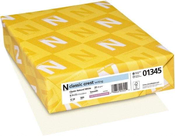 Neenah Paper - Natural White Stationery - Use with Laser Printers, Inkjet Printers, Copiers - USA Tool & Supply