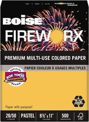 Boise - Golden Glimmer Colored Copy Paper - Use with Laser Printers, Copiers, Plain Paper Fax Machines, Multifunction Machines - USA Tool & Supply