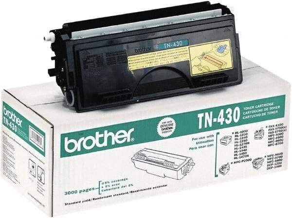 Brother - Black Toner Cartridge - Use with Brother IntelliFax-4100, 4100e, 4750, 4750e, 5750, 5750e, MFC-8300, 8500, 8600, 8700, 9600, 9700, 9800, P2500, Brother DCP-1200, 1400, HL-1230, 1240, 1250, 1270N, 1435, 1440, 1450, 1470N - USA Tool & Supply