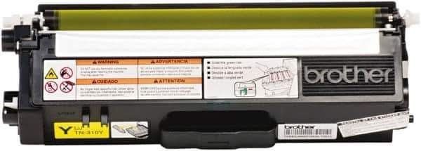 Brother - Yellow Toner Cartridge - Use with Brother HL-4150CDN, 4570CDW, 4570CDWT, MFC-9460CDN, 9560CDW, 9970CDW - USA Tool & Supply