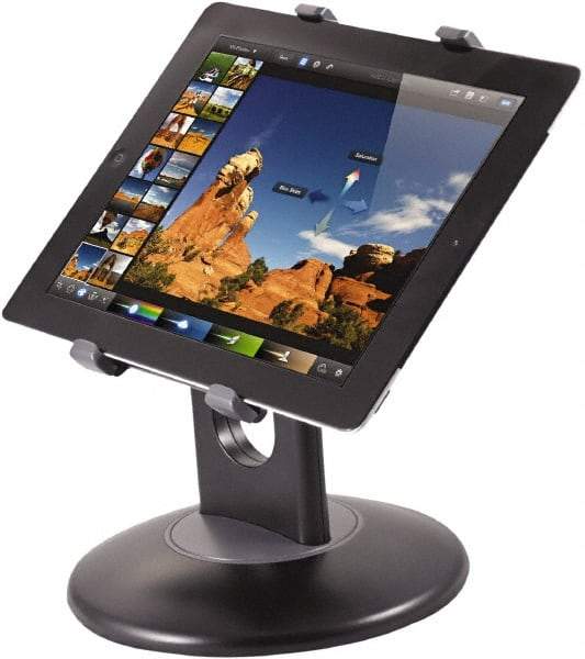 Kantek - Black Tablet Stand - Use with 7" to 10" Tablets & e-Readers - USA Tool & Supply