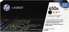 Hewlett-Packard - Black Toner Cartridge - Use with HP Color LaserJet Enterprise CP5525, M750 - USA Tool & Supply