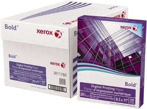 Xerox - White Copy Paper - Use with Laser Printers, Copiers, Plain Paper Fax Machines - USA Tool & Supply