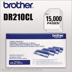 Brother - Cyan, Magenta, Yellow & Black Drum Unit - Use with Brother HL-3040CN, 3045CN, 3070CW, 3075CW, MFC-9010CN, 9120CN, 9125CN, 9320CW, 9325CW - USA Tool & Supply