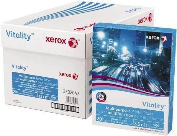 Xerox - White Copy Paper - Use with Copiers, Typewriters, Printers, Fax Machines - USA Tool & Supply