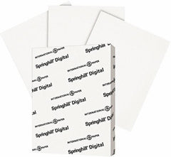 Springhill - White Copy Paper - Use with High Speed Copiers, Laser Printers, Offset Duplicators - USA Tool & Supply