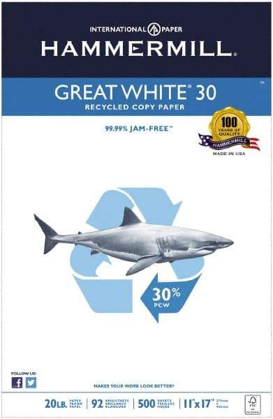 Hammermill - White Copy Paper - Use with Laser Printers, Inkjet Printers, Copiers - USA Tool & Supply