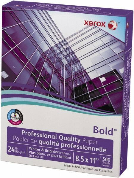 Xerox - White Copy Paper - Use with Laser & Inkjet Printers, Laser & Inkjet Copiers - USA Tool & Supply