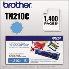 Brother - Cyan Toner Cartridge - Use with Brother HL-3040CN, 3045CN, 3070CW, 3075CW, MFC-9010CN, 9120CN, 9125CN, 9320CW, 9325CW - USA Tool & Supply