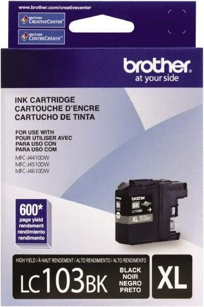 Brother - Black Ink Cartridge - Use with Brother DCP-J152W, MFC-J245, J285DW, J4310DW, J4410DW, J450DW, J4510DW, J4610DW, J470DW, J4710DW, J475DW, J650DW, J6520DW, J6720DW, J6920DW, J870DW, J875DW - USA Tool & Supply